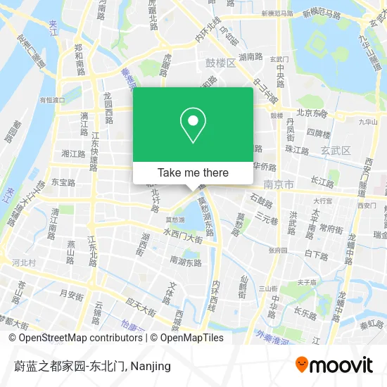 蔚蓝之都家园-东北门 map
