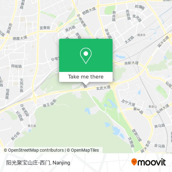 阳光聚宝山庄-西门 map