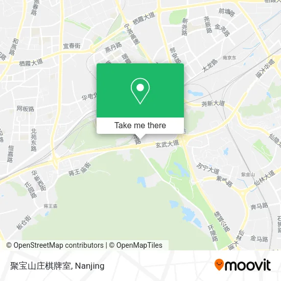 聚宝山庄棋牌室 map