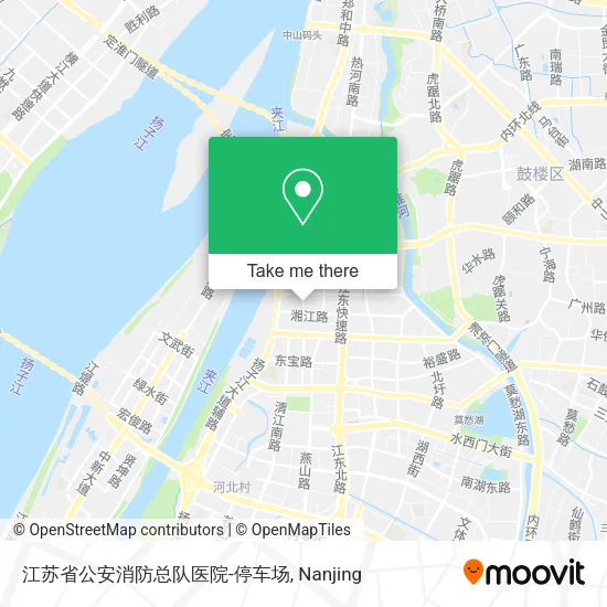 江苏省公安消防总队医院-停车场 map