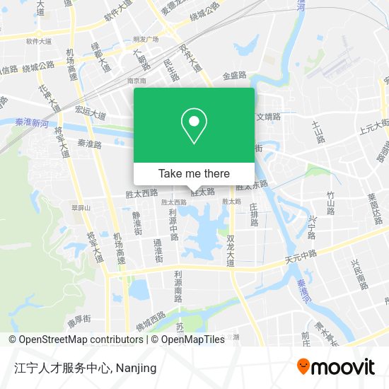 江宁人才服务中心 map