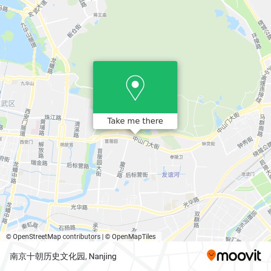 南京十朝历史文化园 map