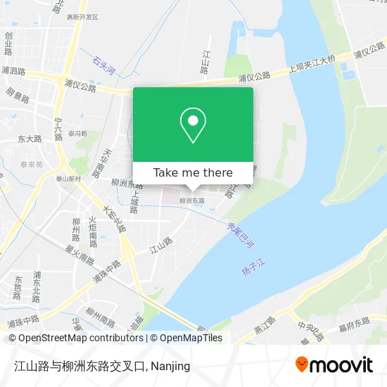 江山路与柳洲东路交叉口 map