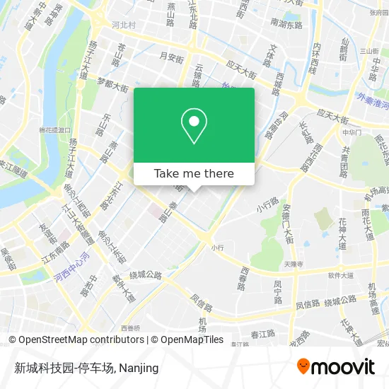 新城科技园-停车场 map