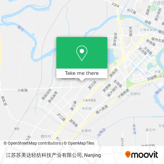 江苏苏美达轻纺科技产业有限公司 map