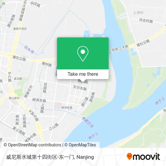 威尼斯水城第十四街区-东一门 map