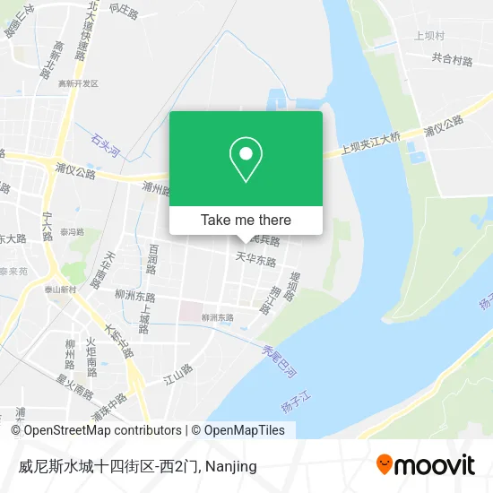 威尼斯水城十四街区-西2门 map