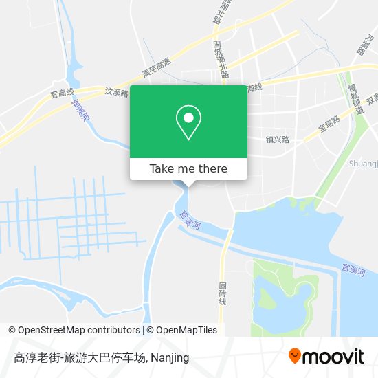 高淳老街-旅游大巴停车场 map