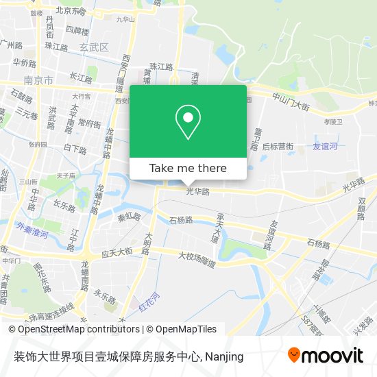 装饰大世界项目壹城保障房服务中心 map