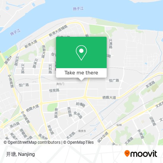 开塘 map
