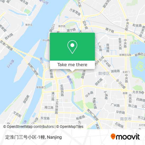 定淮门三号小区-1幢 map