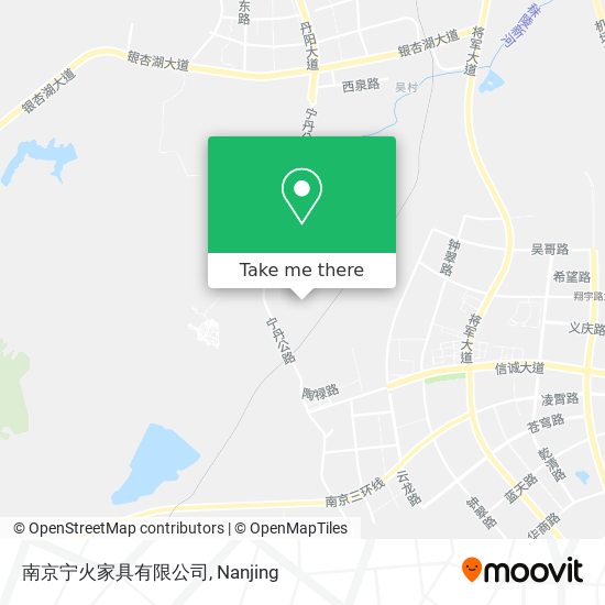 南京宁火家具有限公司 map