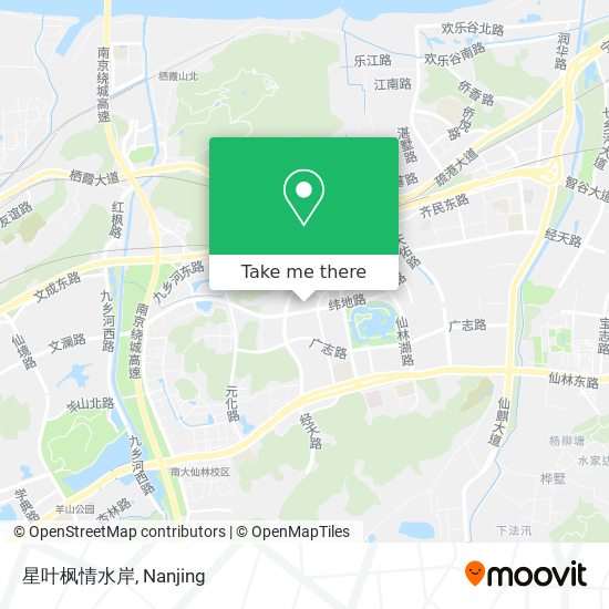 星叶枫情水岸 map