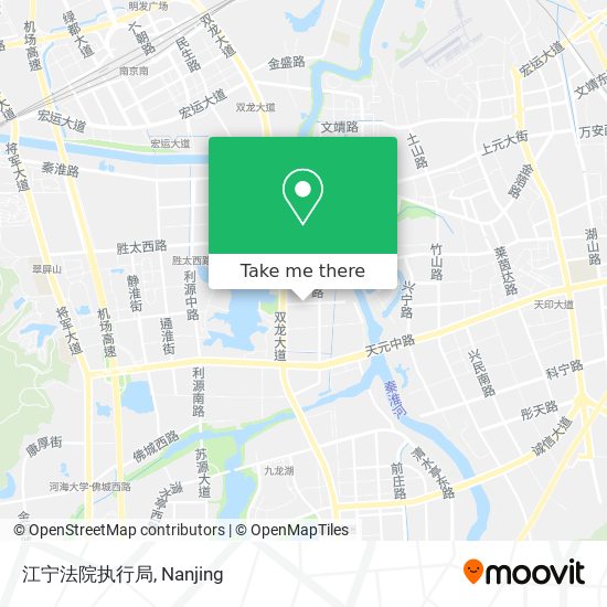 江宁法院执行局 map