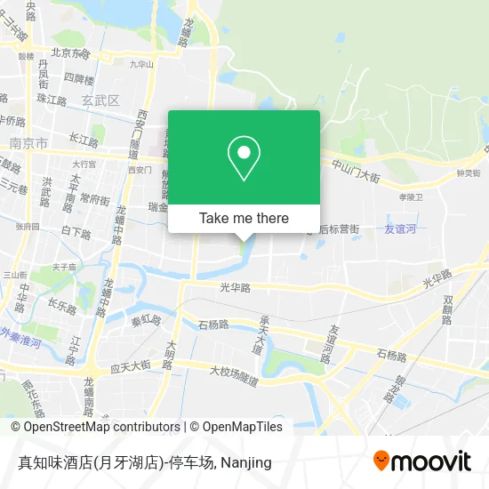 真知味酒店(月牙湖店)-停车场 map