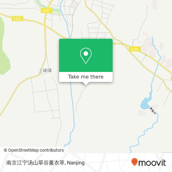 南京江宁汤山翠谷薰衣草 map