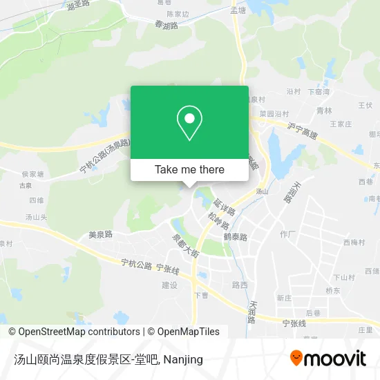 汤山颐尚温泉度假景区-堂吧 map