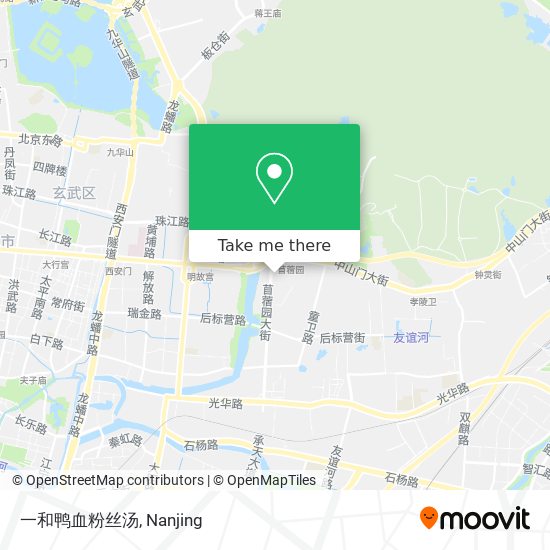 一和鸭血粉丝汤 map