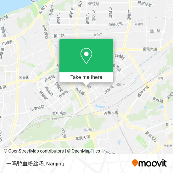一呜鸭血粉丝汤 map