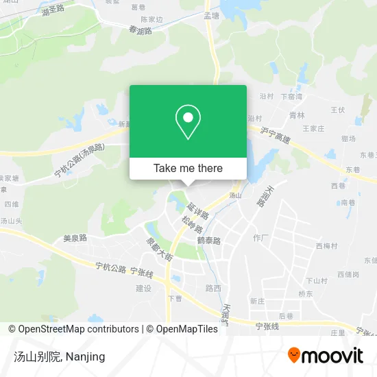 汤山别院 map