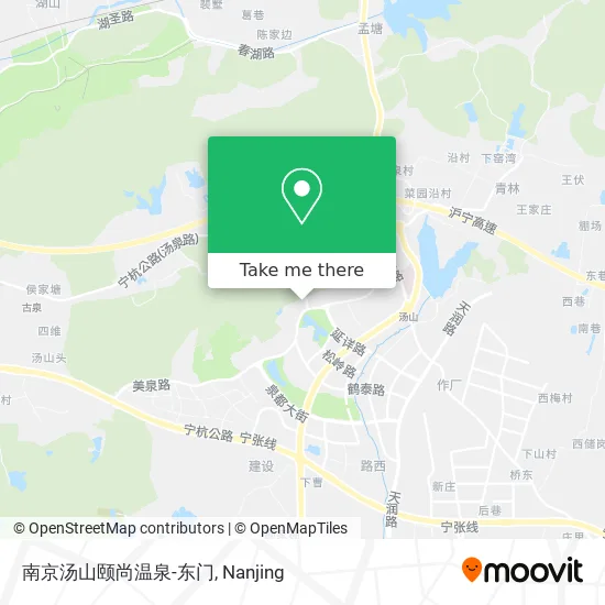 南京汤山颐尚温泉-东门 map