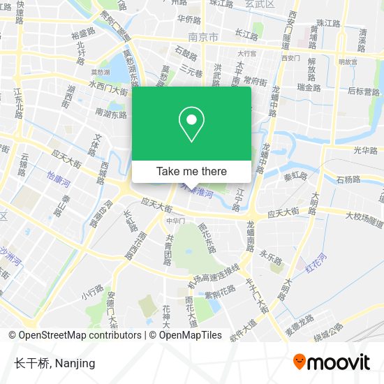 长干桥 map