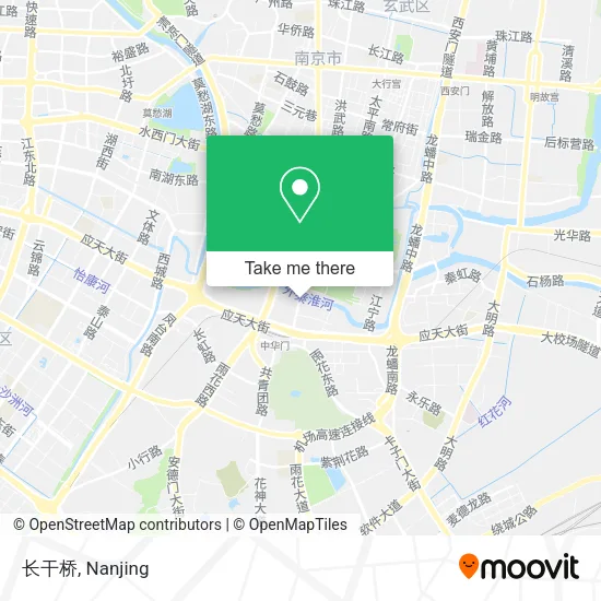 长干桥 map