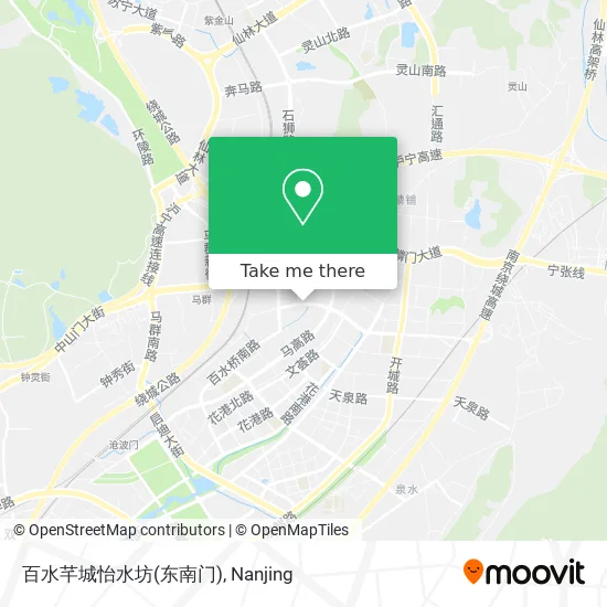 百水芊城怡水坊(东南门) map
