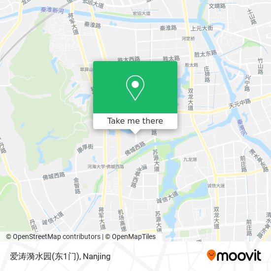 爱涛漪水园(东1门) map