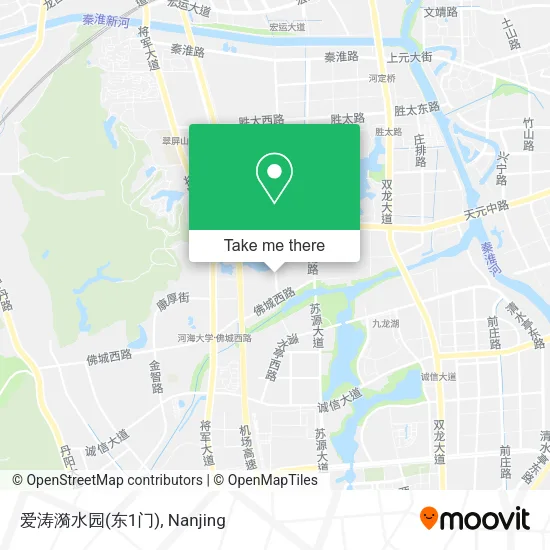 爱涛漪水园(东1门) map