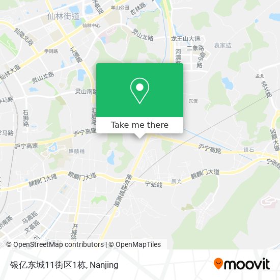 银亿东城11街区1栋 map