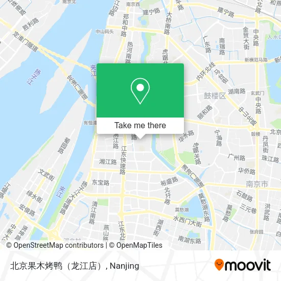 北京果木烤鸭（龙江店） map