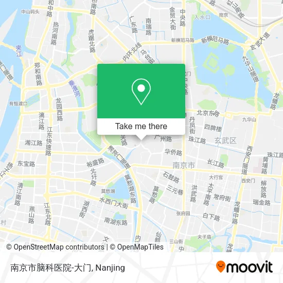 南京市脑科医院-大门 map