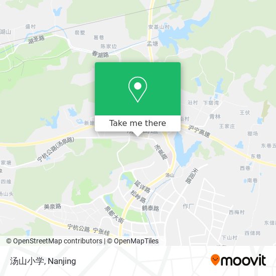 汤山小学 map