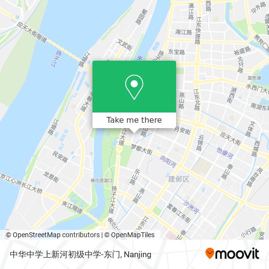 中华中学上新河初级中学-东门 map