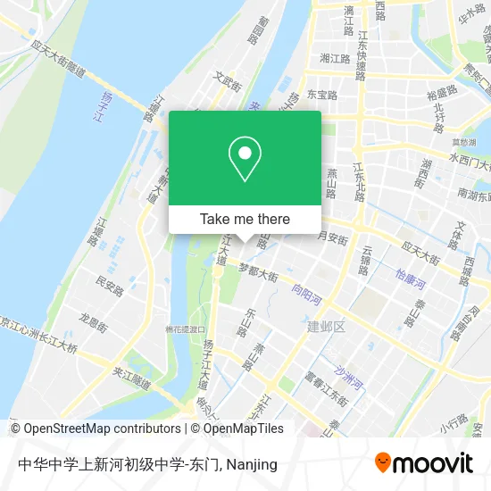 中华中学上新河初级中学-东门 map