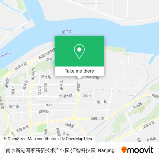 南京新港国家高新技术产业园·汇智科技园 map