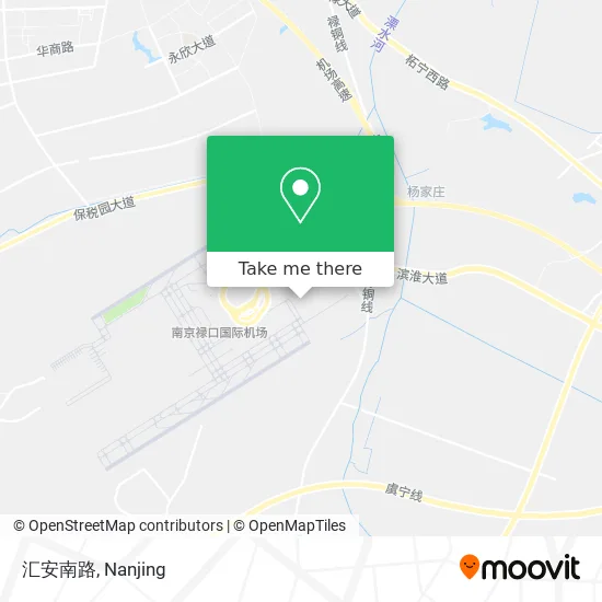 汇安南路 map