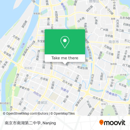 南京市南湖第二中学 map