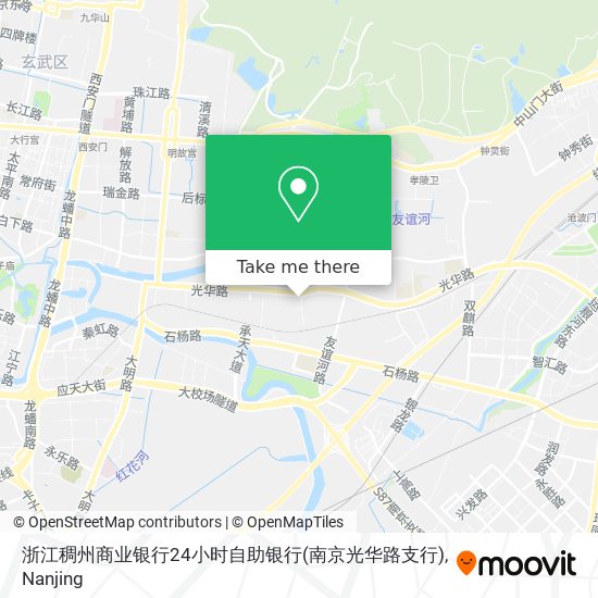 浙江稠州商业银行24小时自助银行(南京光华路支行) map