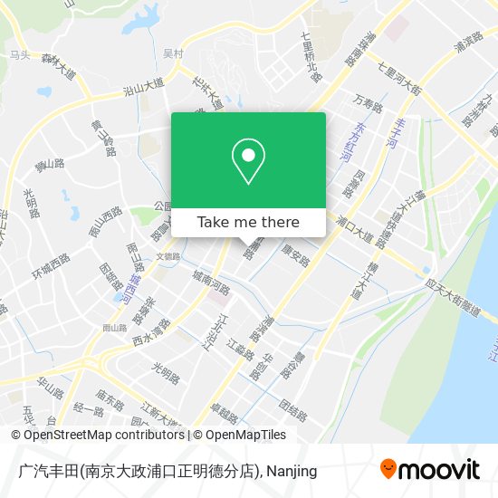 广汽丰田(南京大政浦口正明德分店) map