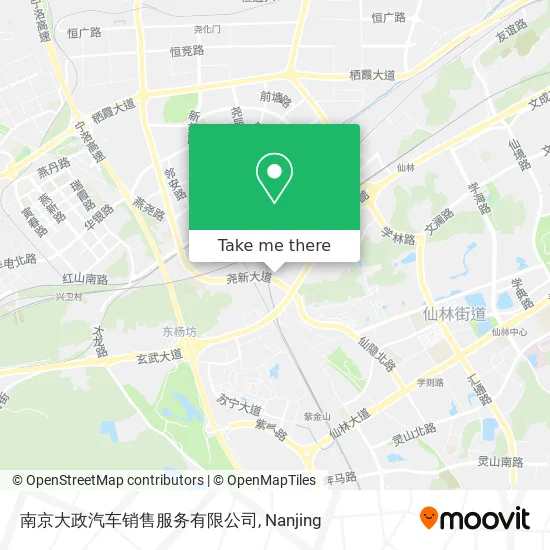南京大政汽车销售服务有限公司 map