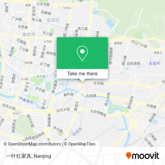 一叶红家具 map