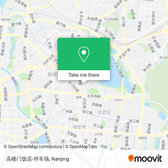 高楼门饭店-停车场 map