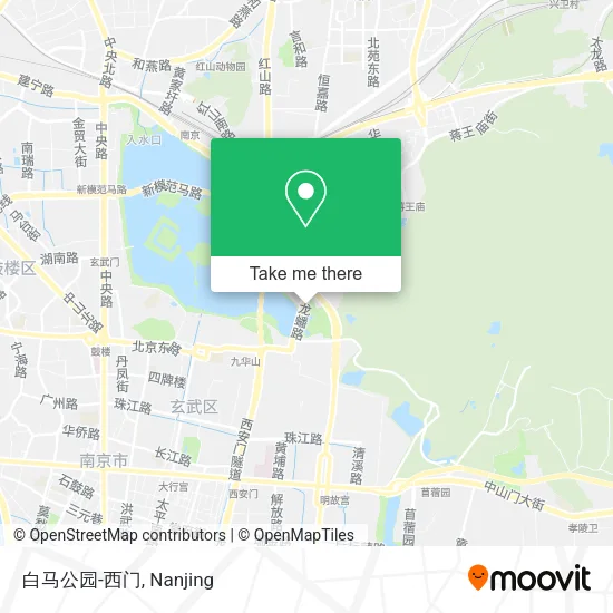 白马公园-西门 map