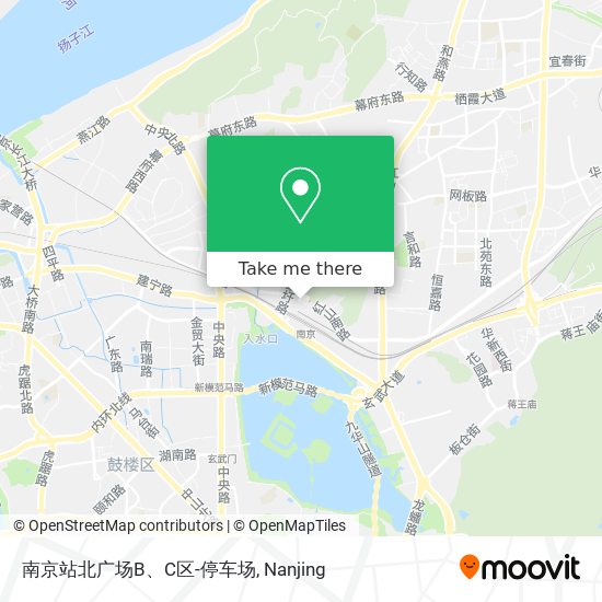 南京站北广场B、C区-停车场 map