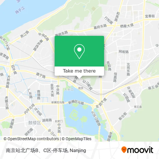 南京站北广场B、C区-停车场 map