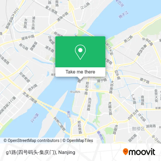 g1路(四号码头-集庆门) map