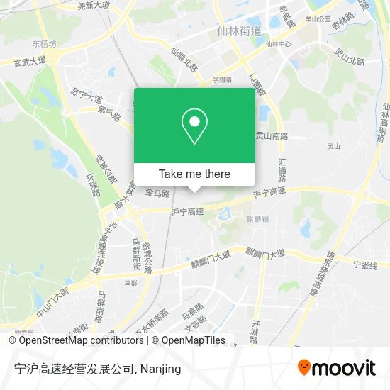宁沪高速经营发展公司 map