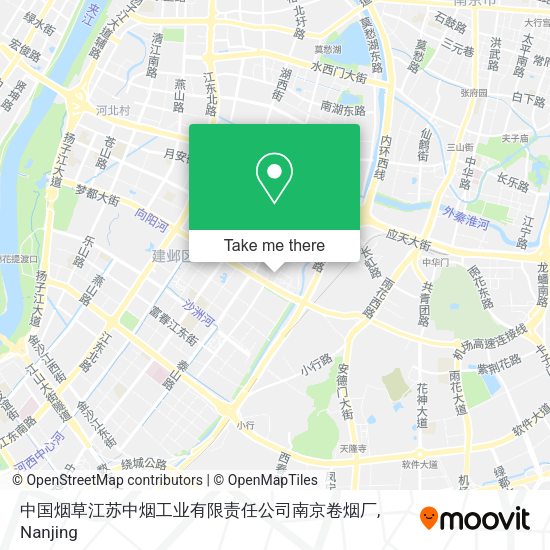 中国烟草江苏中烟工业有限责任公司南京卷烟厂 map